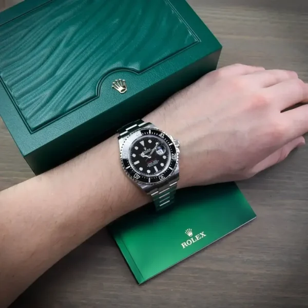 Rolex Sea Dweller Silver Black Dial 43mm m126600-0001 - 图片 6