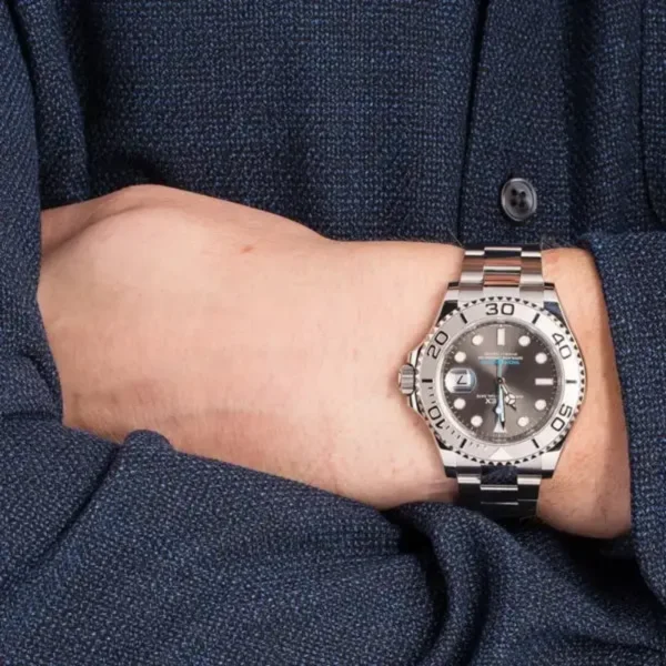YACHT MASTER 1 PURE SILVER STAINLESS STEEL MULTIPLE DIAL OPTIONS 40MM 116622-78760 - 图片 8