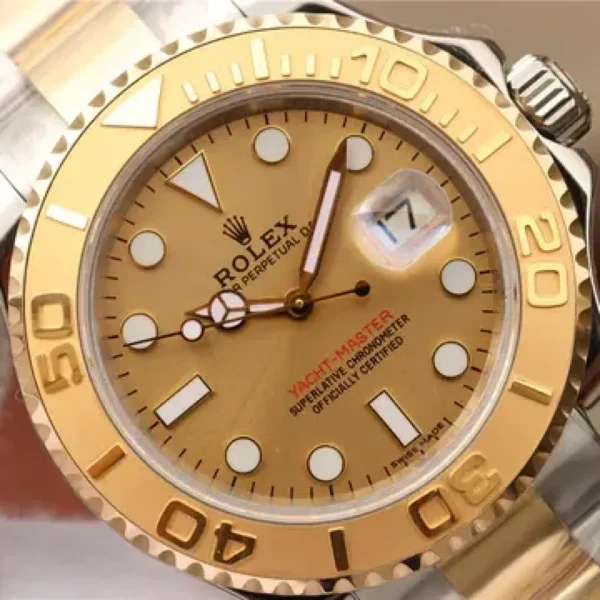 YACHT MASTER 1 GOLDMIX (GOLDEN DIAL ) STAINLESS STEEL 40MM 16623 - 图片 2