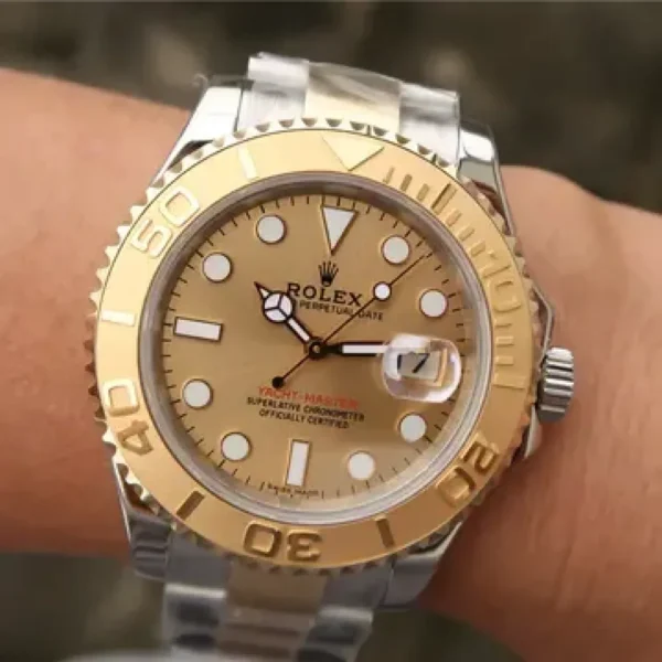 YACHT MASTER 1 GOLDMIX (GOLDEN DIAL ) STAINLESS STEEL 40MM 16623 - 图片 3