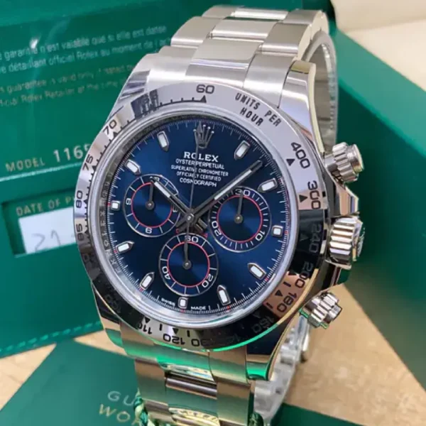 Rolex Daytona Blue White Gold m116509-0071 40mm - 图片 5
