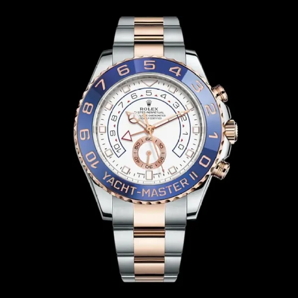 Rolex YACHT-MASTER II--(Rose Gold Strap) 116681-78211