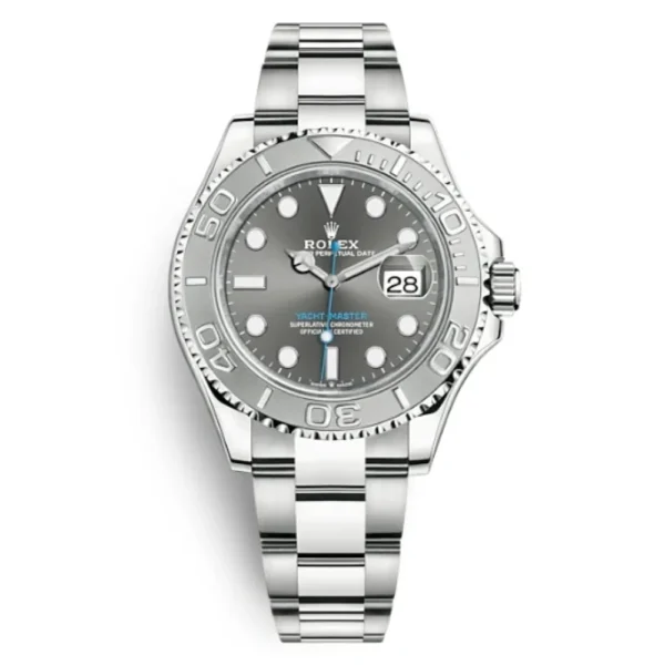 YACHT MASTER 1 PURE SILVER STAINLESS STEEL MULTIPLE DIAL OPTIONS 40MM 116622-78760 - 图片 5