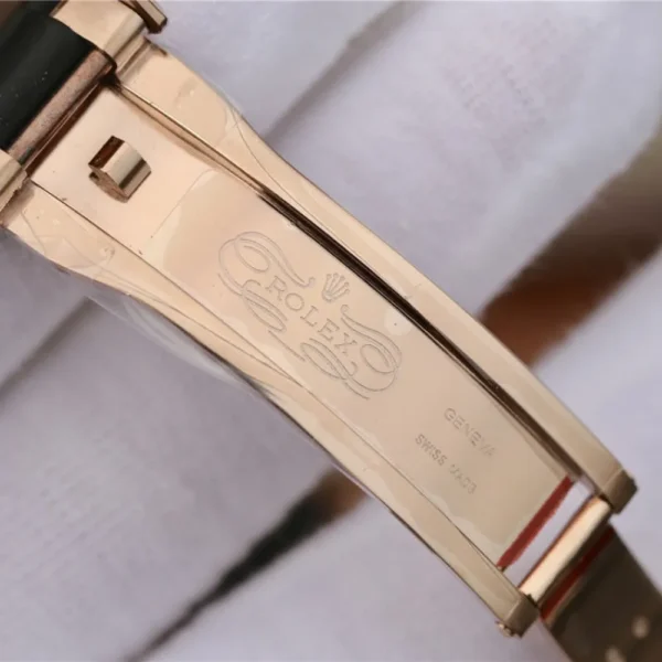 YACHT MASTER 1 GOLDEN DIAMOND BEZEL & DIAL RUBBER STRAP 40MM - 图片 10