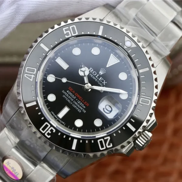 Rolex Sea Dweller Silver Black Dial 43mm m126600-0001 - 图片 2