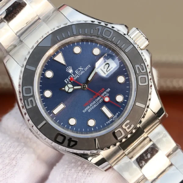 YACHT MASTER 1 ( BLACK & BLUE DIAL ) STAINLESS STEEL 40MM M116622 - 图片 9