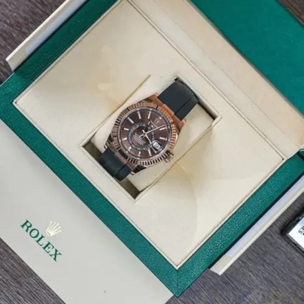Rolex Sky-Dweller Oyster 42 mm Everose gold 326235-0005 New - 图片 11