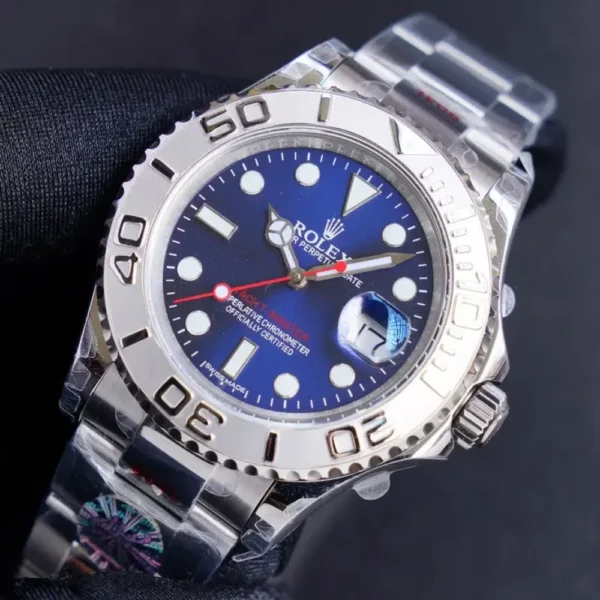 YACHT MASTER 1 PURE SILVER STAINLESS STEEL MULTIPLE DIAL OPTIONS 40MM 116622-78760 - 图片 2