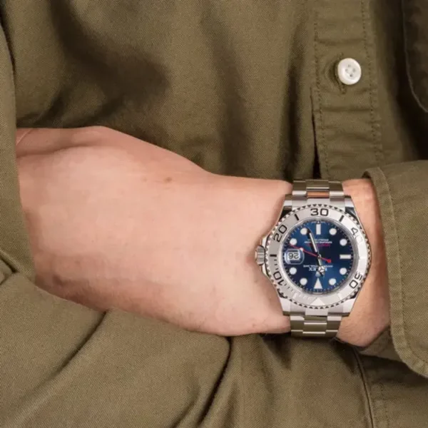 YACHT MASTER 1 PURE SILVER STAINLESS STEEL MULTIPLE DIAL OPTIONS 40MM 116622-78760 - 图片 4