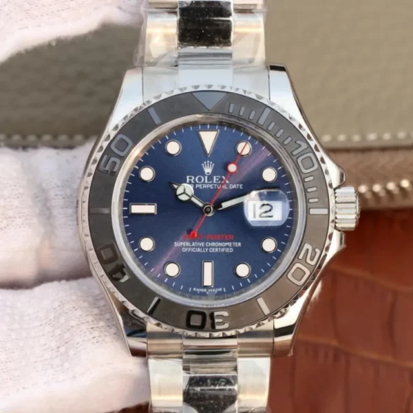 YACHT MASTER 1 ( BLACK & BLUE DIAL ) STAINLESS STEEL 40MM M116622 - 图片 10