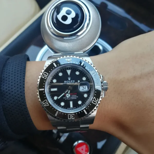 Rolex Sea Dweller Silver Black Dial 43mm m126600-0001 - 图片 3