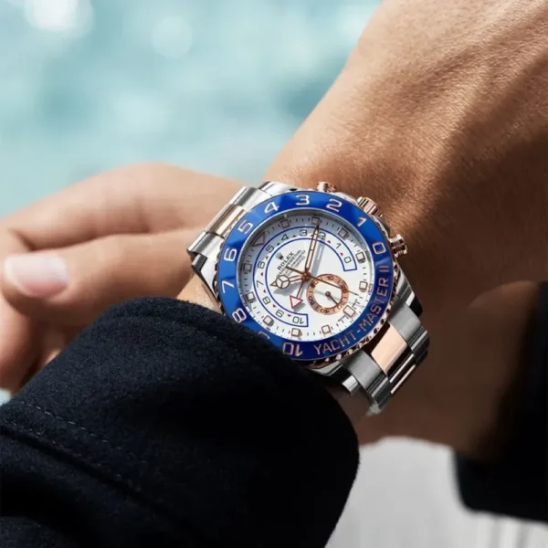 Rolex YACHT-MASTER II--(Rose Gold Strap) 116681-78211 - 图片 7