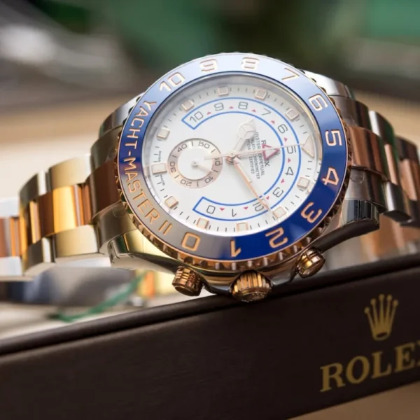 Rolex YACHT-MASTER II--(Rose Gold Strap) 116681-78211 - 图片 8