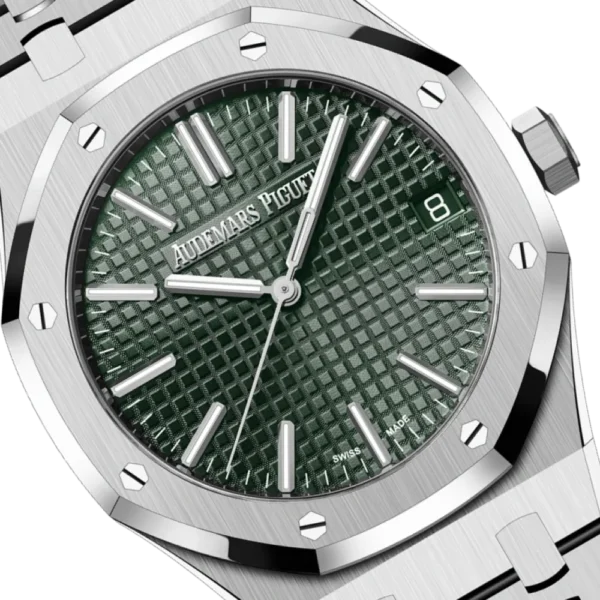 ROYAL OAK SELFWINDING 50TH ANNIVERSARY Ref. 15510ST.OO.1320ST.04 This 41 mm Royal Oak Selfwinding in stainless steel sports - 图片 2