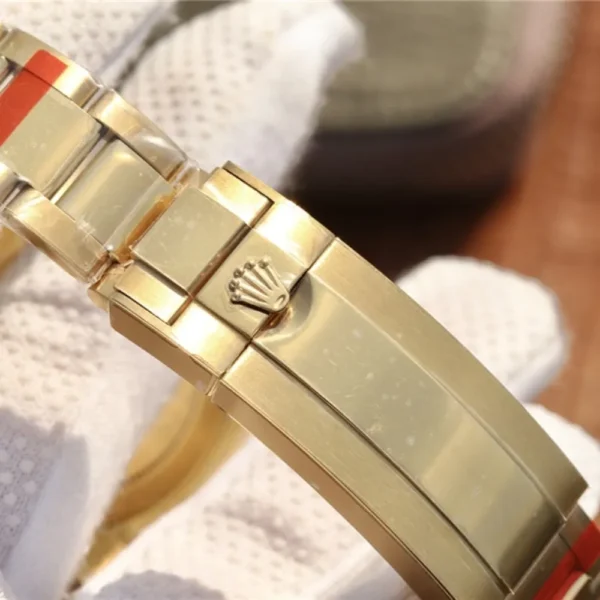 SUBMARINER GOLDEN BLUE / RED DIAMOND BLACK DIAL 40MM - 图片 5