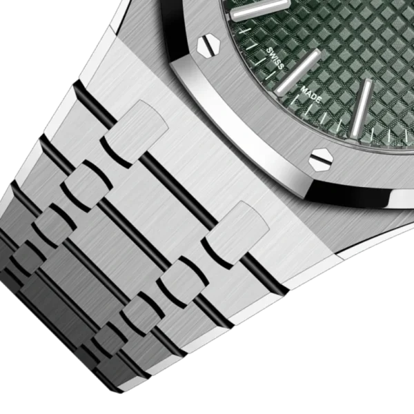 ROYAL OAK SELFWINDING 50TH ANNIVERSARY Ref. 15510ST.OO.1320ST.04 This 41 mm Royal Oak Selfwinding in stainless steel sports - 图片 4