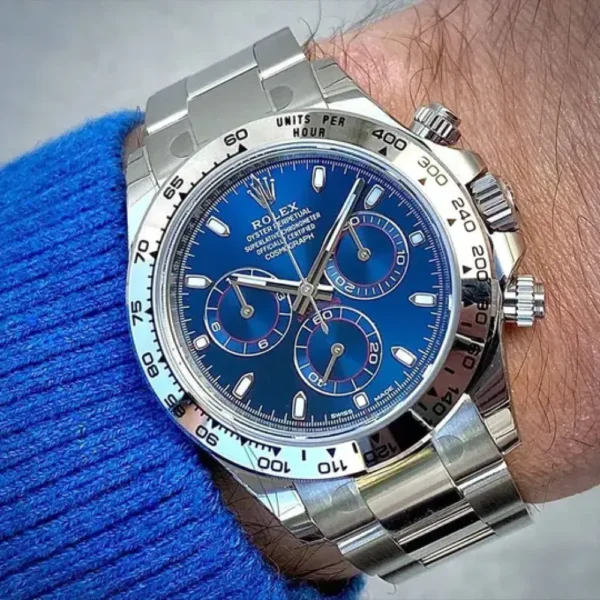 Rolex Daytona Blue White Gold m116509-0071 40mm - 图片 8