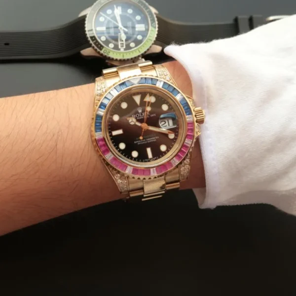 GMT MASTER 2 GOLDEN RAINBOW DIAMOND 40MM 116758 SAru-78208 - 图片 8