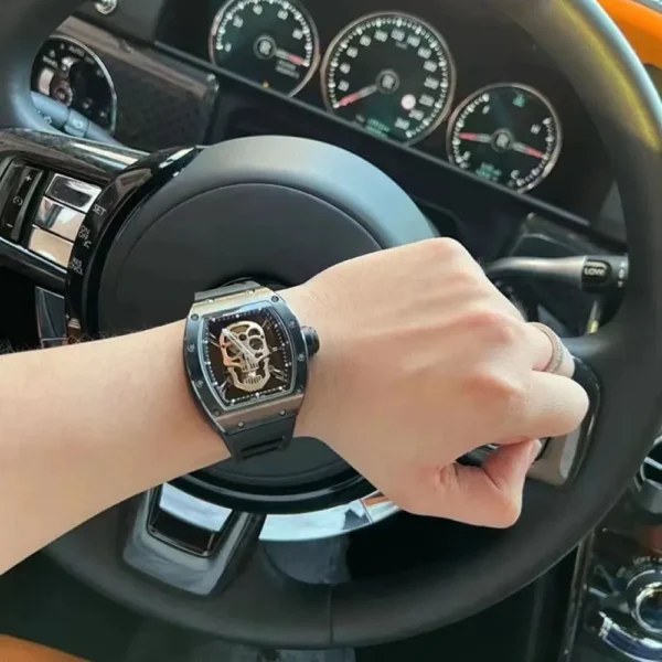 Richard Mille RM 52-01 Tourbillon Skull Nano Ceramique - 图片 4