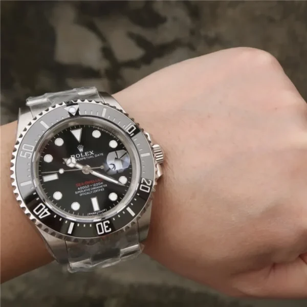 Rolex Sea Dweller Silver Black Dial 43mm m126600-0001 - 图片 10