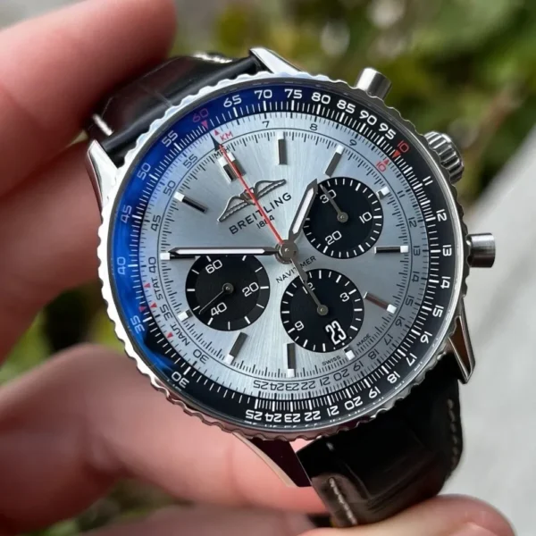 Breitling Navitimer B01 Chronograph Ice Blue Dial 43 AB0138241C1P1 - 图片 2