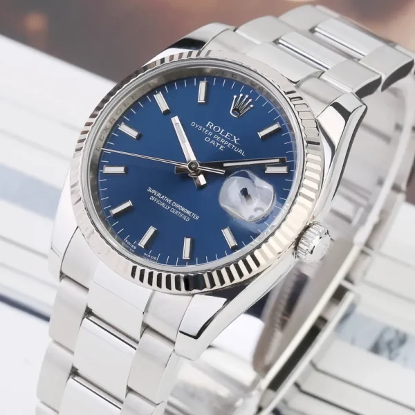 Rolex Datejust 41 Blue m126334-0017 Jubilee 18k White Gold - 图片 2