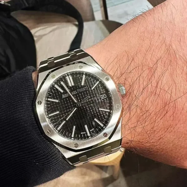 ROYAL OAK SERIES AUTOMATIC WINDING WATCH 5O ANNIVERSARY EDITION Ref. 15510ST.OO.1320ST.02 - 图片 7