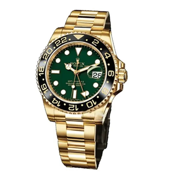 Rolex GMT-Master II Yellow Gold Automatic Green Dial Men's Watch 116718-LN-78208 - 图片 6