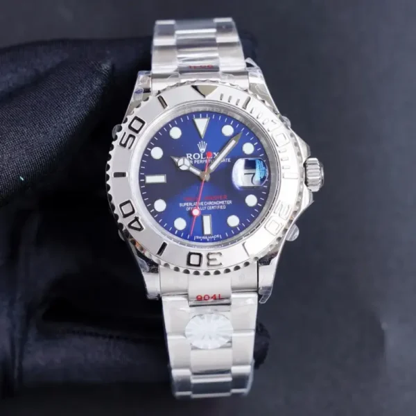 YACHT MASTER 1 PURE SILVER STAINLESS STEEL MULTIPLE DIAL OPTIONS 40MM 116622-78760 - 图片 3