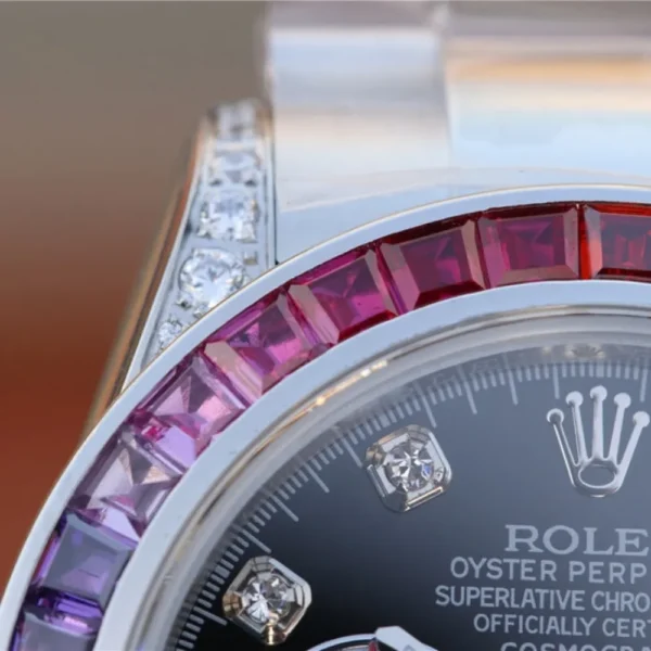 DAYTONA RAINBOW DIAMOND SILVER STAINLESS STEEL 40MM 116599 RBOW - 图片 2